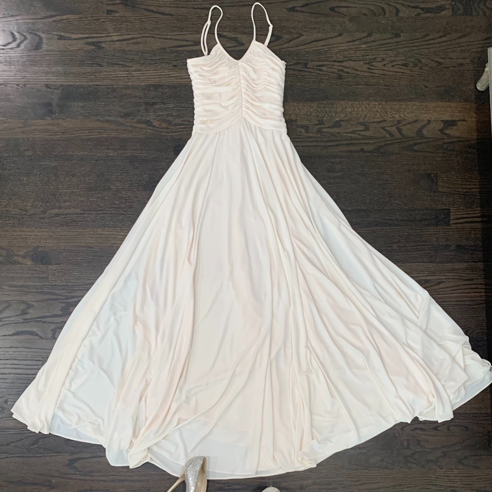 Halston Heritage White Gown